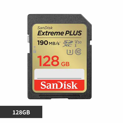 サンディスク SanDisk Extreme PLUS SDXC UHS-Iカード 128GB SDSDXWA-128G-JNJIP 【プラザセレクト】_0