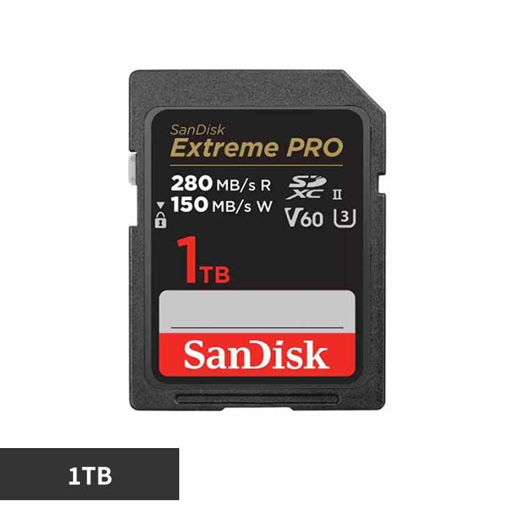 �T���f�B�X�N SanDisk Extreme PRO UHS-II V60 1TB SDSDXEP-1T00-JNJIP �y�v���U�Z���N�g�z