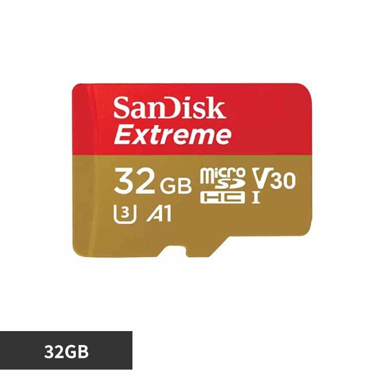 �T���f�B�X�N SanDisk Extreme microSDHC UHS-I�J�[�h 32GB SDSQXAT-032G-JN3MD �y�v���U�Z���N�g�z