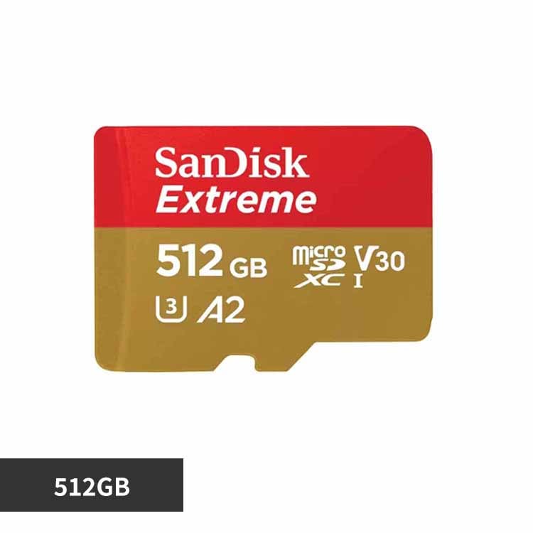 �T���f�B�X�N SanDisk Extreme microSDXC UHS-I�J�[�h 512GB SDSQXAV-512G-JN3MD �y�v���U�Z���N�g�z