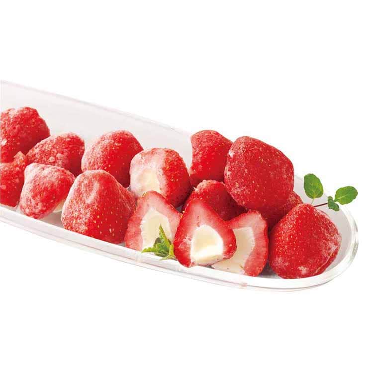 【8%OFFクーポン】春摘み苺アイス 18粒 151N