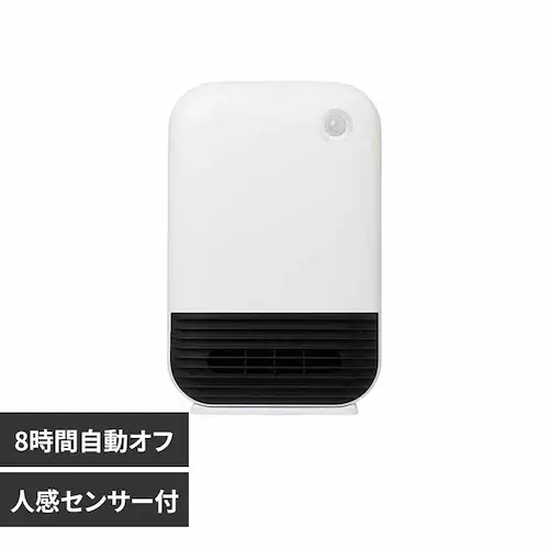 (株)シイー・ネット 人感セラミックヒーター ホワイト CDCP606WH 【プラザセレクト】_0