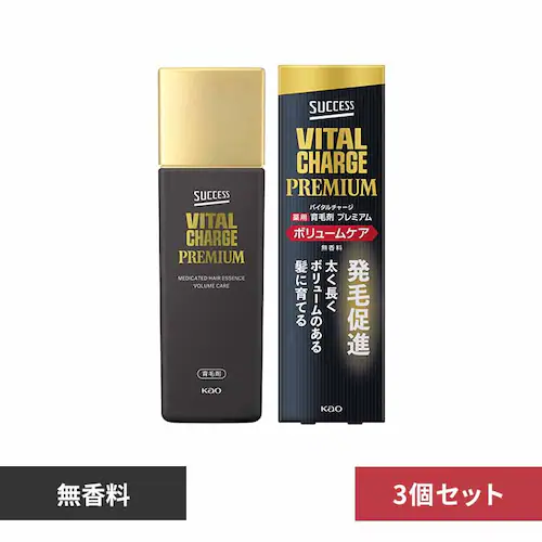 花王 【3個セット】サクセスバイタルチャージ薬用育毛剤プレミアムVC 【プラザセレクト】_0