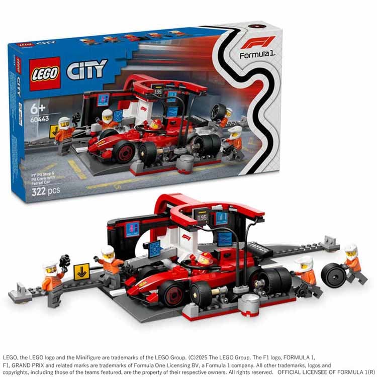 ���S F1(R) Ferrari ���[�X�J�[�̃s�b�g�C�� 60443 �y�v���U�Z���N�g�z