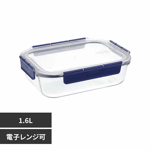 LIV PLUS 保存容器 長方形 1.6L LBG454 【プラザセレクト】_0