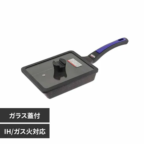 LIV PLUS グリルパン ヴォランテ ネオ パープル ダイヤモンドコート パープル ND-5100 【プラザセレクト】_0