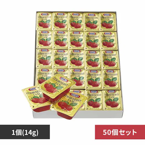 【50個】森永乳業 クラフト いちごジャム 【プラザセレクト】_0