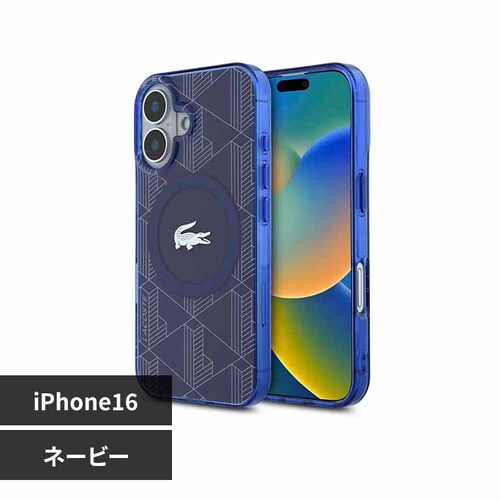 LACOSTE iPhone 16 �P�[�X LCHMP16SUBSV �l�[�r�[_0