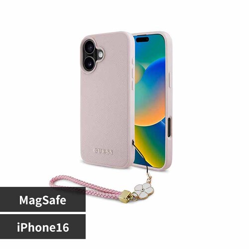 GUESS iPhone 16 �P�[�X �s���N GUHMP16SPGCSFLWP �y�v���U�Z���N�g�z_0
