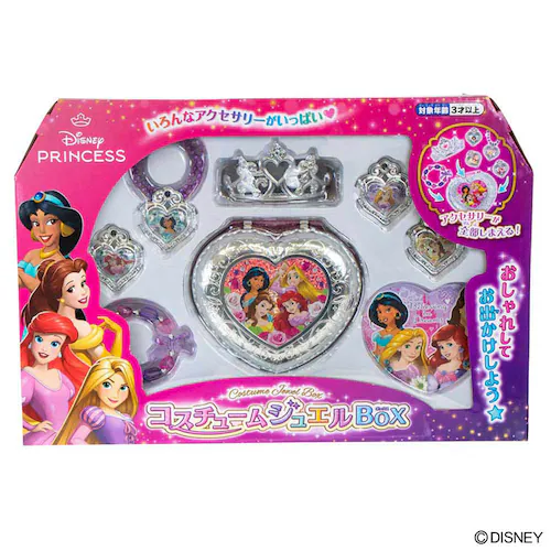 【クリスマスセール】マルカ株式会社 ディズニープリンセス コスチュームジュエルBOX 197355 【プラザセレクト】_0