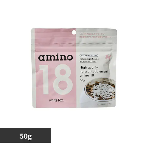 ホワイトフォックス アミノ18(amino18) 50g 【プラザセレクト】_0
