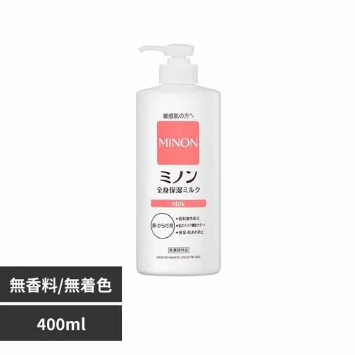 第一三共ヘルスケア ミノン 全身保湿ミルク400ml 【プラザセレクト】_0