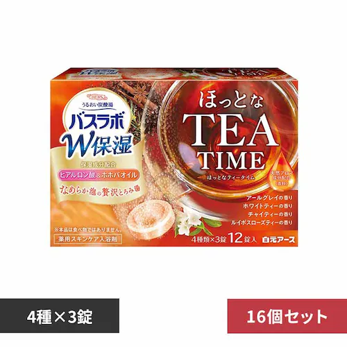 白元アース 【16個セット】HERSバスラボW保湿ほっとなTEATIME12錠 【プラザセレクト】_0