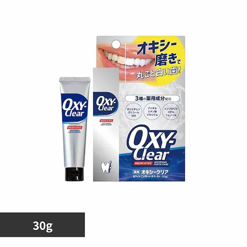 オキシークリア ホワイトニングトゥースペースト30g 【プラザセレクト】_0
