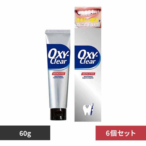 【6個セット】オキシークリア ホワイトニングトゥースペースト60g _0