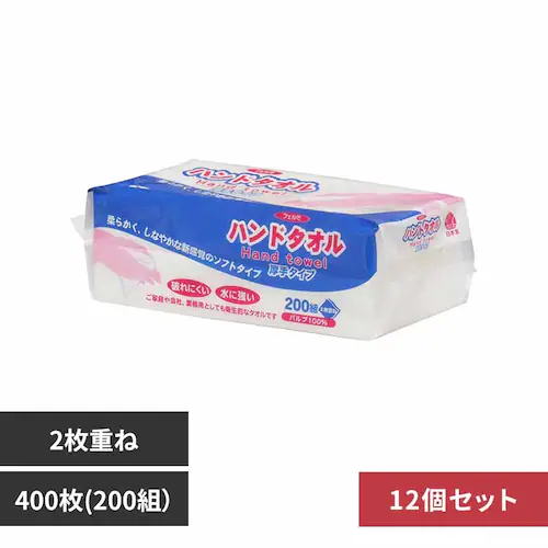 イデシギョー(株) 12個】フェルミハンドタオル200W 【プラザセレクト】_0