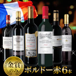 フランス・ボルドー赤ワイン 金賞 6本セット