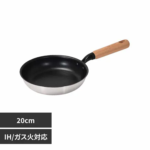 パール金属 フライパン 20cm 2層鋼ダイヤモンドコート HC-885 【プラザセレクト】_0