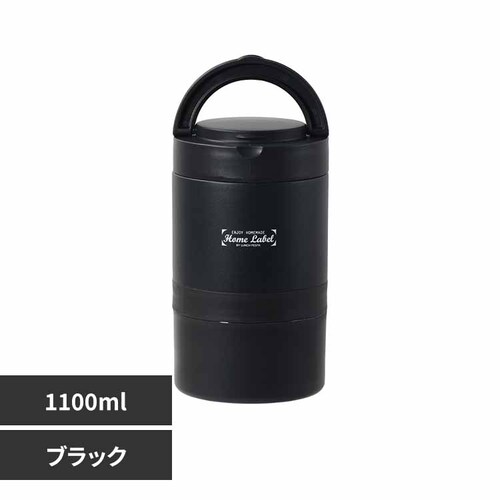 �p�[������ �X�e�����X�ۉ������`�W���[ 1100ml DC-6005 �u���b�N�y�v���U�Z���N�g�z_0