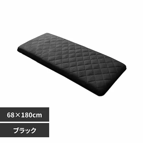 fuwawa 五層ごろ寝マット 68×180cm 572216 ブラック_0