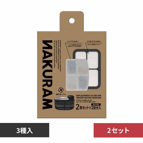 NAKURAM �i�N�����y�b�g�p�Z���T�[���E�H�[�^�[�t�@�E���e���p�t�B���^�[ 2�Z�b�g DC-556 �y�v���U�Z���N�g�z_0