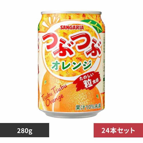 つぶつぶオレンジ280g×24本 【プラザセレクト】_0