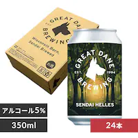 Great Dane Brewing�@�O���[�g�E�f�[���E�u�����[�C���O SENDAI HELLES 350ml�ʁ~24�{ 