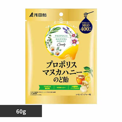 プロポリスマヌカハニーのど飴 60g 【プラザセレクト】_0