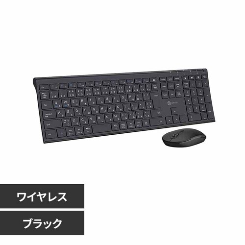 iClever ���C�����X�L�[�{�[�h���}�E�X�Z�b�g BK23Combo �u���b�N_0