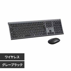 iClever ���C�����X�L�[�{�[�h���}�E�X�Z�b�g BK23Combo �O���[�u���b�N