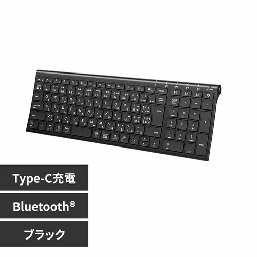 iClever Bluetooth�L�[�{�[�h BK22 �iType-C�j �u���b�N_0