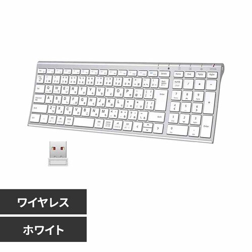 iClever ���C�����X�L�[�{�[�h GKJ22S �V���o�[�z���C�g_0