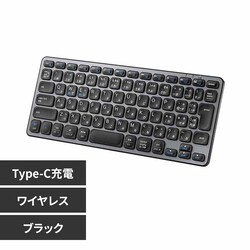iClever ���C�����X�L�[�{�[�h IC-DK02 �O���[�u���b�N