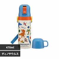 Skater ���� �q�� �^��X�e�����X �ۗ� 2WAY �{�g�� ������ 470ml �R�b�v 430ml SKDC4 �f�B�m�T�E���X2026