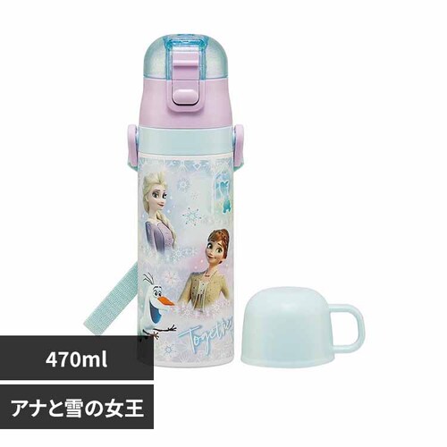 Skater ���� �q�� �^��X�e�����X �ۗ� 2WAY �{�g�� ������ 470ml �R�b�v 430ml SKDC4 �f�B�Y�j�[�A�i�Ɛ�̏���2026_0