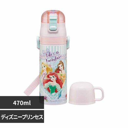 Skater ���� �q�� �^��X�e�����X �ۗ� 2WAY �{�g�� ������ 470ml �R�b�v 430ml SKDC4 �f�B�Y�j�[�v�����Z�X2026_0