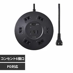 ELPA �ی^USB�^�b�v6P PD20W �� WLS-R6322BUC�iBK�j �y�v���U�Z���N�g�z