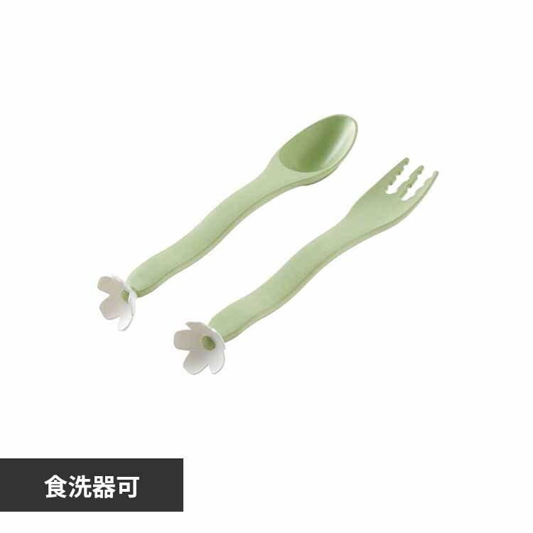 Lien de famille hanasakuスプーン＆フォーク K60-10502 ホワイト
