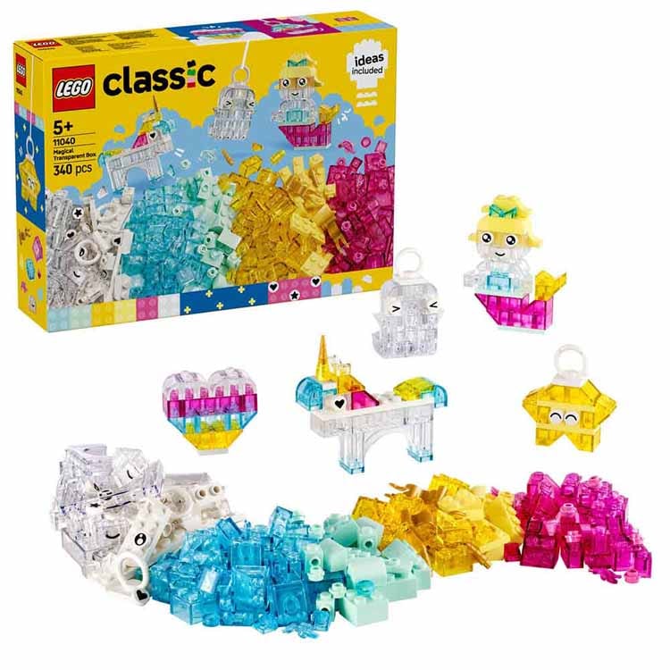 LEGO CLASSIC �܂ق��̃A�C�f�A�{�b�N�X���N���A�J���[�� 11040 �y�v���U�Z���N�g�z