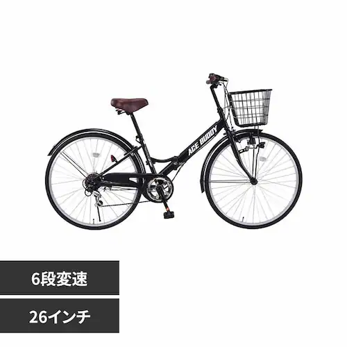 �A�C�g�� �y�����i���͂��z�V�e�B�T�C�N�� 26�C���` 6�i�ϑ� CT266 �}�b�g�u���b�N�y���Ԏw��s�z�y����s�z�y�����s�z_0