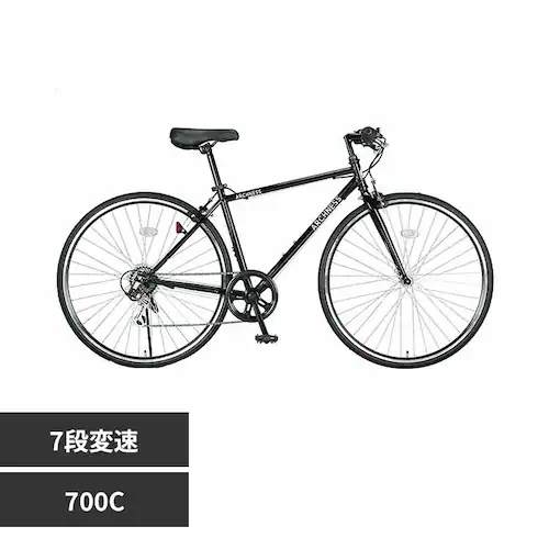 �A�C�g�� �y�����i���͂��z�N���X�o�C�N 700C 7�i�ϑ� CRB7007-3 �u���b�N�y���Ԏw��s�z�y����s�z�y�����s�z_0