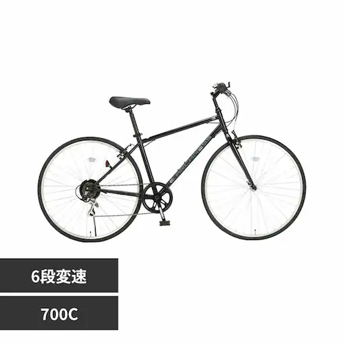 �A�C�g�� �y�����i���͂��z�N���X�o�C�N 700C 6�i�ϑ��@���� CRB7006V �}�b�g�u���b�N�y���Ԏw��s�z�y����s�z�y�����s�z_0