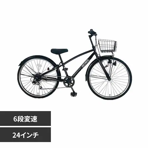 �A�C�g�� �y�����i���͂��z���]�� �V�e�B�T�C�N�� 24�C���` 6�i�ϑ� CRB246 �u���b�N�y���Ԏw��s�z�y����s�z�y�����s�z_0