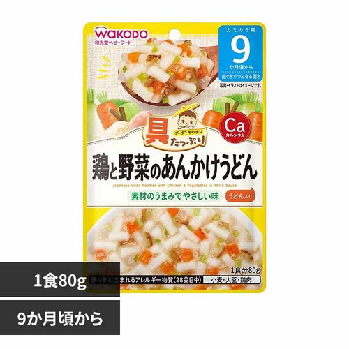 和光堂 具たっぷりグーグーキッチン鶏と野菜のあんかけうどん _0