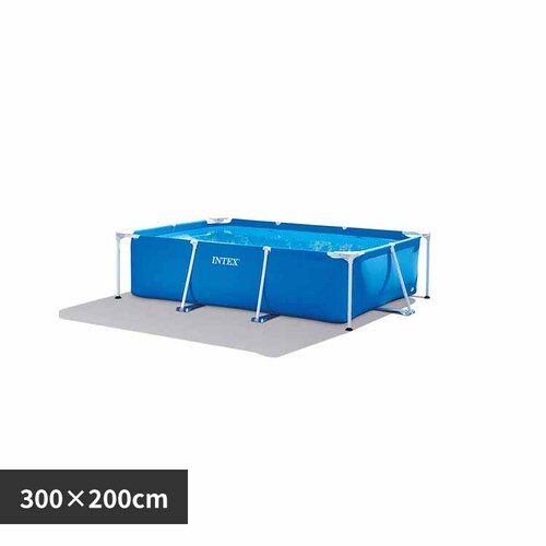 INTEX レクタングラーフレームプール _0