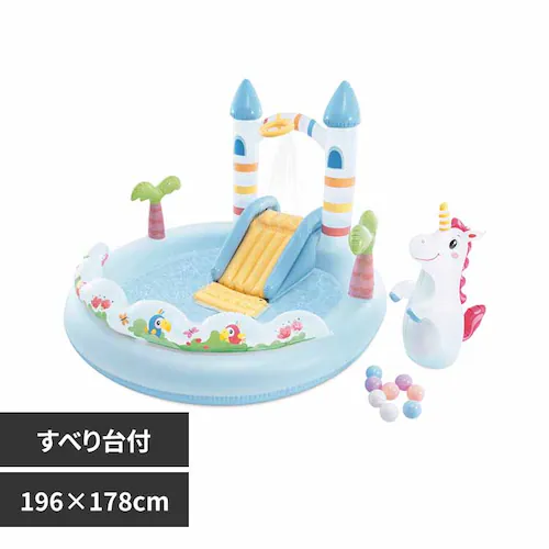 INTEX ユニコーンキャッスルプレイセンター _0