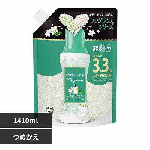 レノア レノアアロマジュエル つめかえ用超特大サイズ グリーンティーの香り_0