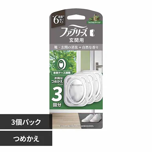 ファブリーズ ファブリーズ玄関用消臭剤 つめかえ3個パック_0