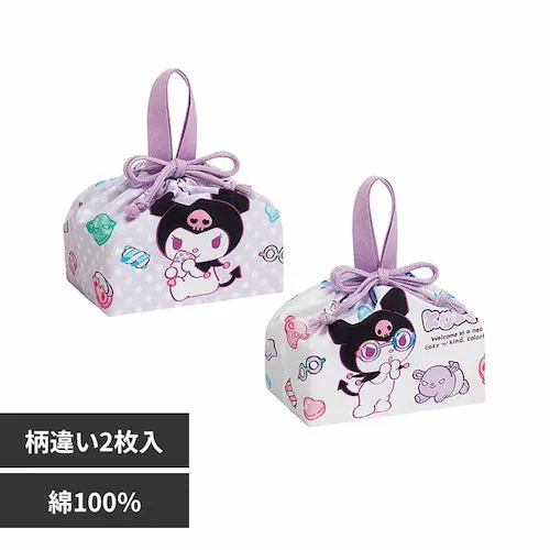 スケーター ランチ巾着 2枚セット KB7W クロミマシュグミ【代引き不可】_0