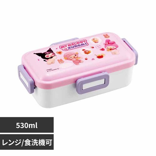 弁当箱 スケーター スリム弁当箱 530ml PFLB6 マイメロディ&クロミ_0